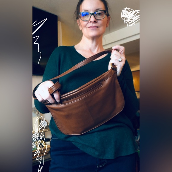 HOBO Handbags - HOBO “Flywheel” belt bag/shoulder bag/crossbody bag in the color butterscotch.